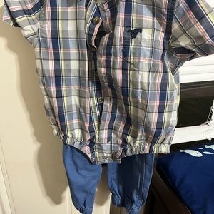 Wrangler pants and onesie